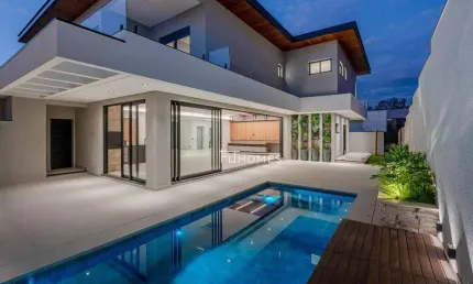 Sobrado com 5 dormitórios à venda, 560 m² por R$ 6.800.000,00 - Condomínio Villa Dos Pinheiros - Indaiatuba/SP