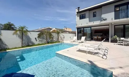 Sobrado com 4 dormitórios à venda, 447 m² por R$ 4.190.000,00 - Condomínio Santa Clara - Indaiatuba/SP