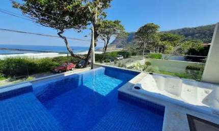 Casa FRENTE MAR com 05 suítes à venda por R$ 13.900.000 - Itacoatiara - Niterói/RJ