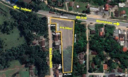 Terreno à venda, 8500 m² por R$ 3.600.000,00 - Encano Do Norte - Indaial/SC