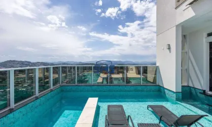 Cobertura duplex com 5 suites à venda, 956 m² por r$ 14.000.000 - victor konder - blumenau/sc