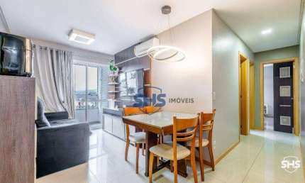 Apartamento com 2 dormitórios para alugar, 56 m² por R$ 2.800,00/mês - Fortaleza - Blumenau/SC