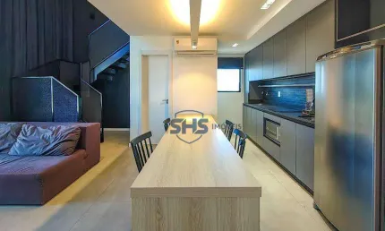 Apartamento com 1 dormitório para alugar, 60 m² por r$ 3.250,00/mês - itoupava seca - blumenau/sc