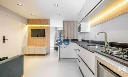 Apartamento com 1 dormitório para alugar, 27 m² por r$ 2900,00mês no valor do aluguel, mais taxas e condominio - centro (blumenau) - blumenau/sc