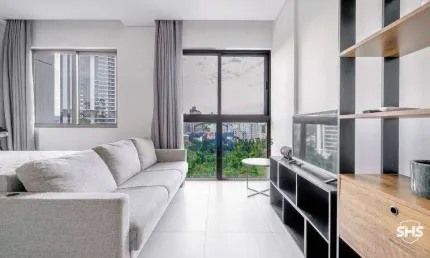 Apartamento com 1 dormitório para alugar, 35 m² por r$ 3.030,00/mês - victor konder - blumenau/sc