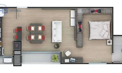 Apartamento com 1 dormitório à venda, 66 m² por R$ 460.000,00 - Itoupava Seca - Blumenau/SC