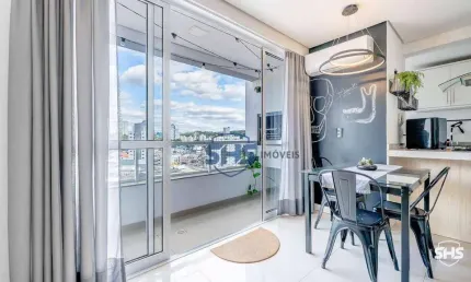 Apartamento com 1 dormitório à venda, 66 m² por r$ 460.000,00 - itoupava seca - blumenau/sc