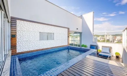 Cobertura com 3 dormi. sendo 2 suítes, 3 vagas à venda, 199 m² por r$ 1.590.000 - centro - blumenau/sc