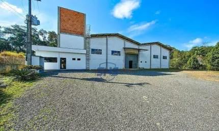 Galpão para alugar, 1180 m² por r$ 30.000,00/mês - encano do norte - indaial/sc