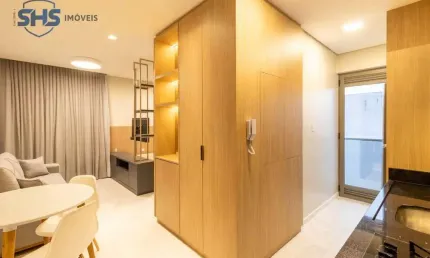 Apartamento com 1 dormitório para alugar, 35 m² por r$ 3.410,00/mês - victor konder - blumenau/sc