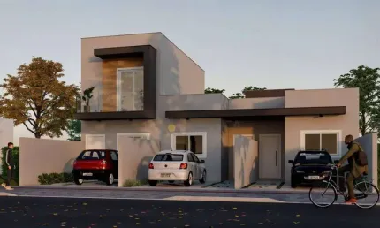 Casa com 2 dormitórios à venda, 56 m² por R$ 450.000,00 - Centro - Navegantes/SC