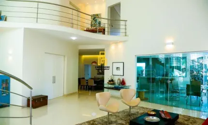 Casa em Condomínio para Venda em Uberlândia, Condomínio Jardins Barcelona, 4 dormitórios, 4 suítes, 3 banheiros, 6 vagas