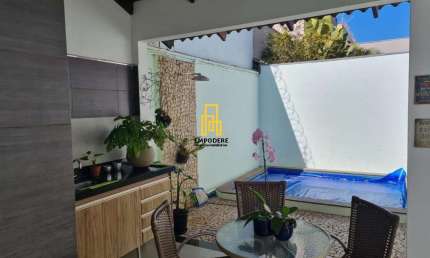 Casa em Condomínio para Venda em Uberlândia, Condomínio Royal Park, 3 dormitórios, 3 suítes, 2 banheiros, 1 vaga