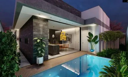Casa em Condomínio para Venda em Uberlândia, Condomínio Jardim Versailles, 4 dormitórios, 4 suítes, 5 banheiros, 4 vagas