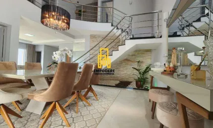 Casa para Venda em Uberlândia, Jardim Karaiba, 4 dormitórios, 4 suítes, 6 banheiros, 5 vagas