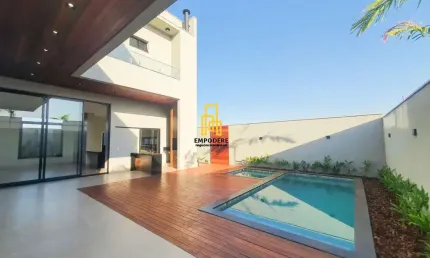 Casa em Condomínio para Venda em Uberlândia, Condomínio Golden Village, 4 dormitórios, 4 suítes, 5 banheiros, 4 vagas