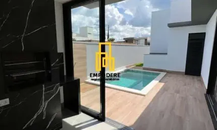 Casa em Condomínio para Venda em Uberlândia, Condomínio Splêndido, 3 dormitórios, 3 suítes, 4 banheiros, 3 vagas