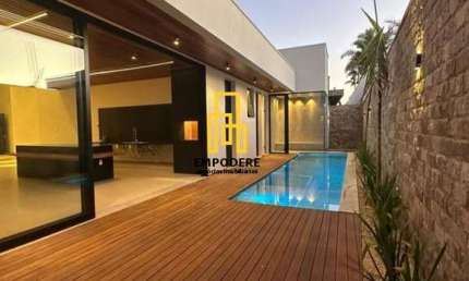 Casa em Condomínio para Venda em Uberlândia, Condomínio Jardim Versailles, 4 dormitórios, 4 suítes, 5 banheiros, 4 vagas