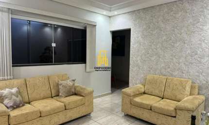 Casa para Venda em Uberlândia, Mansour, 3 dormitórios, 1 suíte, 2 banheiros, 1 vaga