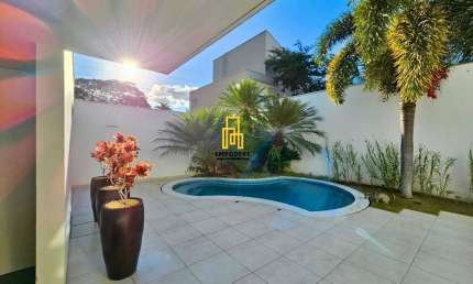 Casa em Condomínio para Venda em Uberlândia, Condomínio Villa do Sol, 4 dormitórios, 4 suítes, 6 banheiros, 2 vagas