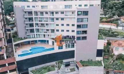 Apartamento com 1 quarto à venda, 48 m² por R$ 450.000 - Agriões - Teresópolis/RJ