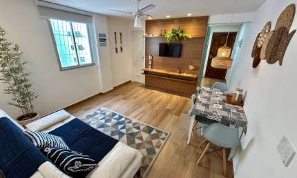 Apartamento Padrão - Apto. Quarto/sala Mobiliado, Decorado e Reformado no Centro - Guarapari - ES