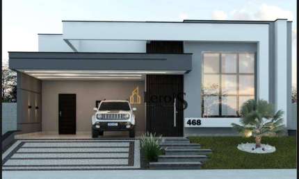 Casa com 3 dormitórios à venda, 191 m² por R$ 1.450.000,00 - Condomínio Residencial Milano - Indaiatuba/SP