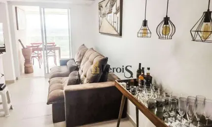 Apartamento com 2 dormitórios à venda, 69 m² por R$ 750.000,00 - Panoramique 180º - Guarujá/SP