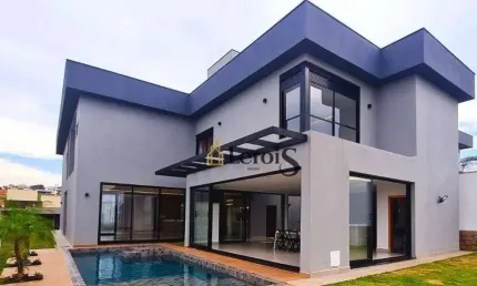 Casa com 5 dormitórios à venda, 513 m² por r$ 4.390.000,00 - condomínio campos de santo antonio ii - itu/sp