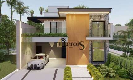 Casa com 4 dormitórios à venda, 256 m² por R$ 2.200.000,00 - Condomínio Jardins Di Roma - Indaiatuba/SP