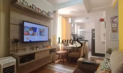 Apartamento com 2 dormitórios à venda, 47 m² por r$ 245.000,00 - condomínio edifício parque ilha do sol - itu/sp