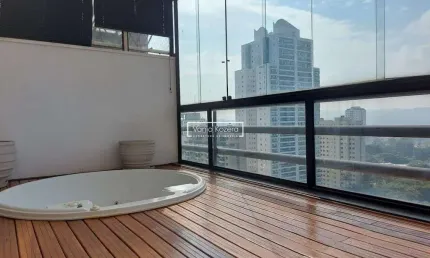 Cobertura duplex - mobiliada - 127 m2 -  9.000,00 pacote - Centro Alphaville