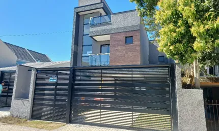 Sobrado de alto padrão no capão raso | 141m² | 3 quartos (2 suítes) | terraço amplo | 2 vagas _ unidade 01