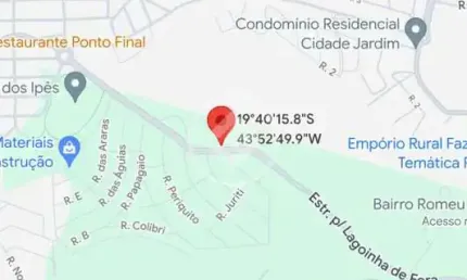 Terreno à venda na Avenida Lagoinha De Fora, S/N, Amadeus, Lagoa Santa