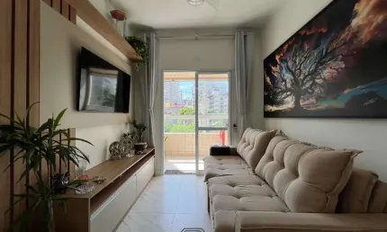 Apartamento com 2 quartos, caiçara, praia grande - r$ 380 mil, cod: 375