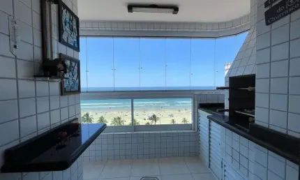 Apartamento com 1 quarto, Caiçara, Praia Grande - R$ 340 mil, Cod: 350