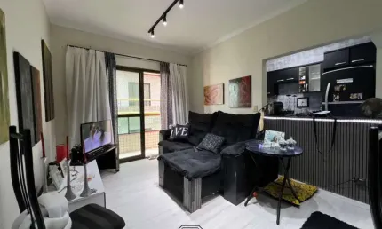 Apartamento com 1 quarto, Caiçara, Praia Grande - R$ 360 mil, Cod: 307