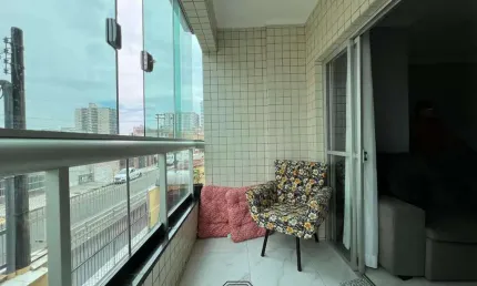 Imperdível apartamento à venda em praia grande-sp, bairro caiçara: 2 quartos, 1 suíte, 79m² e garagem