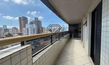 Apartamento com 2 quartos, guilhermina, praia grande - r$ 440 mil, cod: 671