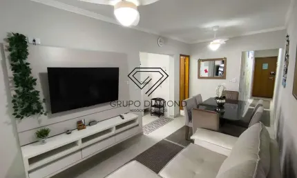 Apartamento com 2 quartos, vila caiçara, praia grande, cod: 788