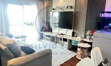 Apartamento 3 quartos para venda em santo andré, vila valparaíso, 3 dormitórios, 1 suíte, 2 banheiros, 2 vagas