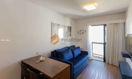 Flat para Locação em São Paulo, Itaim Bibi, 1 dormitório, 1 banheiro