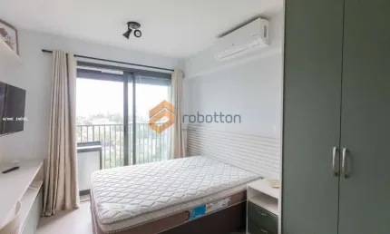 Studio para locação em são paulo, brooklin paulista, 1 dormitório, 1 banheiro