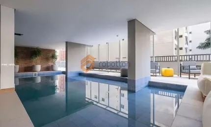 Studio para locação em são paulo, pinheiros, 1 dormitório, 1 banheiro, 1 vaga
