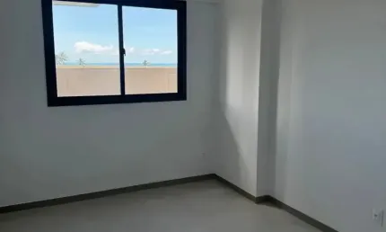 Quarto e Sala Nascente com Vista Mar no Ed. Ocean House em Patamares/Jaguaribe