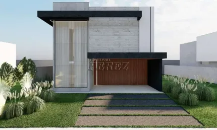 Casa em condomínio fechado com 3 quartos à venda na Rua Nelson Brunelli, --, Parque Tauá, Londrina por R$ 1.750.000