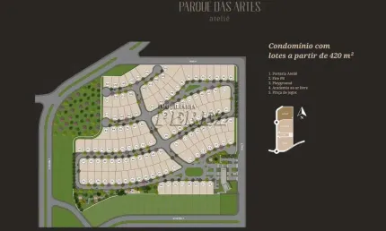 Terreno à venda na Adalberto Luís Pirolo, --, Parque das Artes, Londrina por R$ 898.700