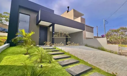 Casa nova terrea  condomínio euroville , 3 suítes ,  bragança paulista