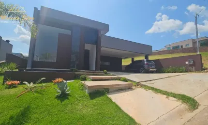 CASA NOVA E TÉRREA  COM 3 SUÍTE  EM CONDOMÍNIO TERRAS DE SANTA CRUZ , BRAGANÇA PAULISTA - SP