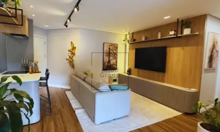 Excelente apartamento todo mobiliado e decorado no América. Pronto para morar! 350m da Orleans.